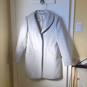 Wilfred Size Small Heathered White The Cocoon Coat